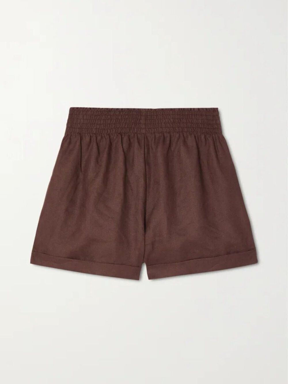 Reformation Nashville Linen Short Cafe Brown Size XS